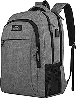 MATEIN Travel Laptop Backpack, Business Anti Theft Slim Durable Laptops Backpack with USB Charging Port, Water Resistant...